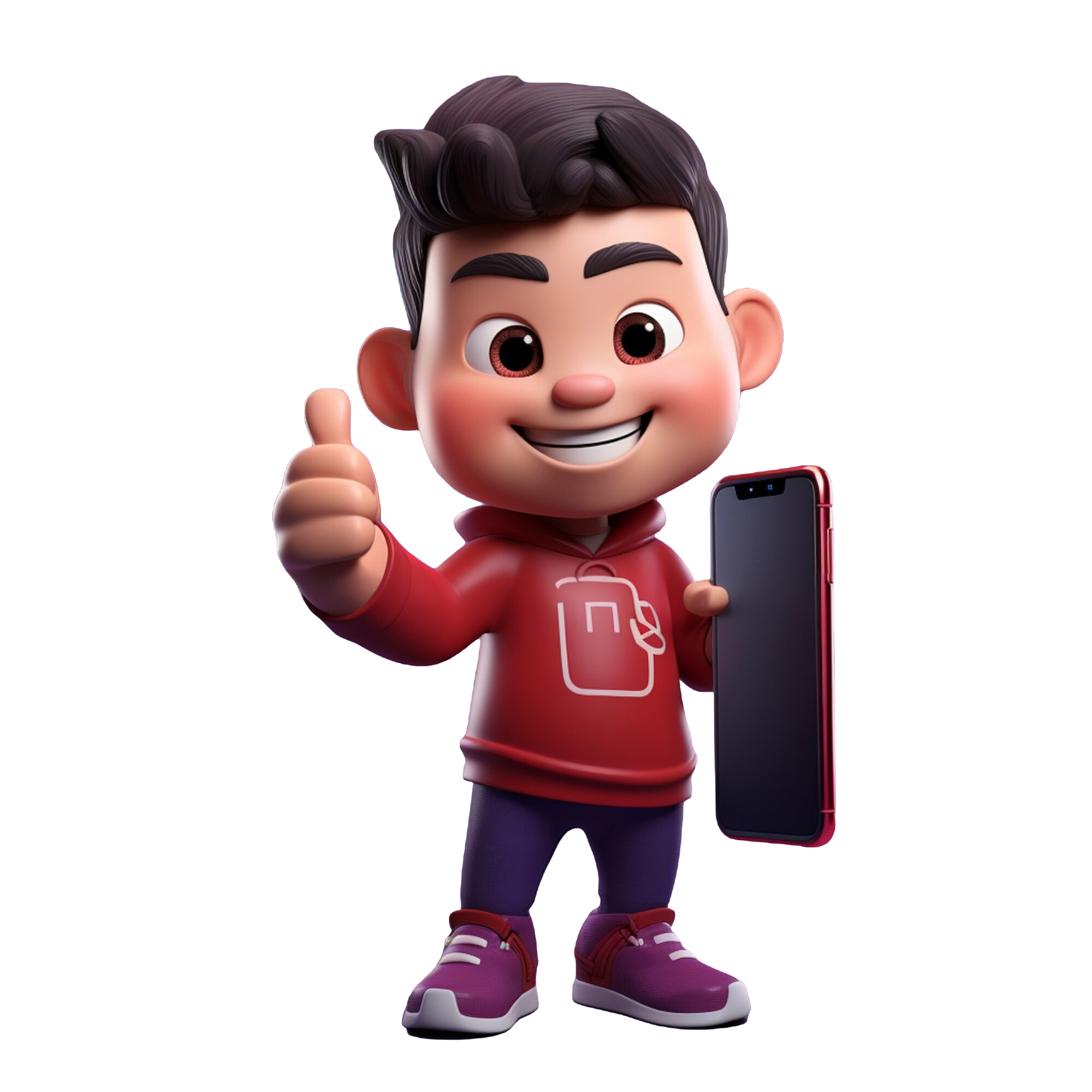 young-boy-cartoon-character-with-phone